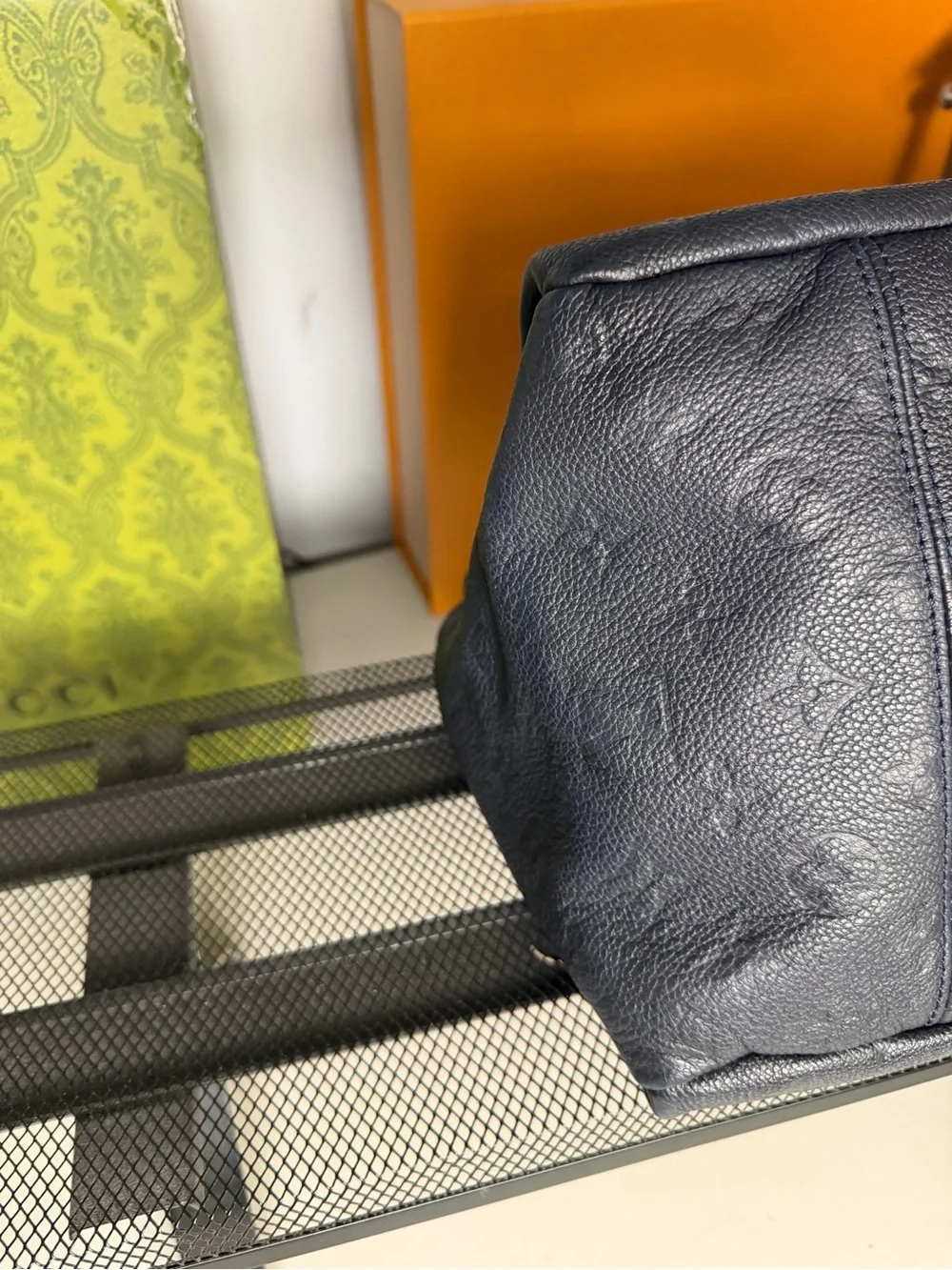 LOUIS VUITTON MONOGRAM EMPREINTE ARTSY MM – NAVY